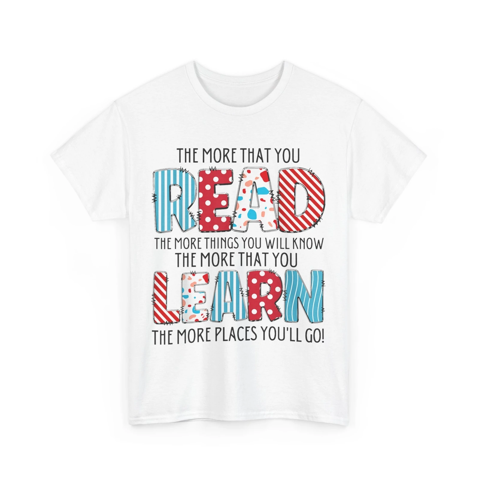 Книжная футболка The More That You Read Things Will Know