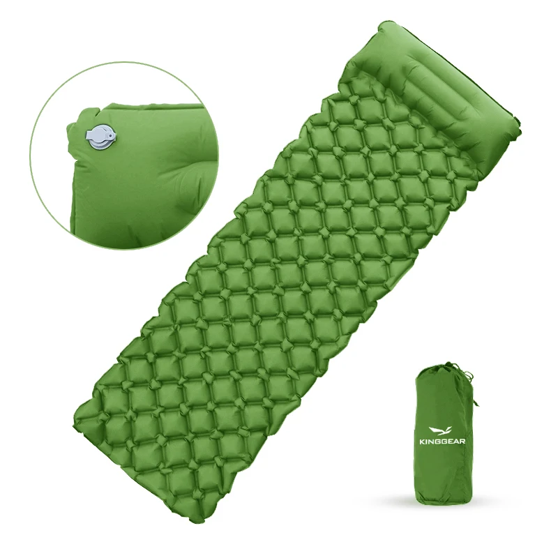 

Outdoor Pad Inflatable Sleeping Pad Camping Self-inflating Mat Light Weight Tpu Nylon Air Mattress Pad for Camping Outdoor