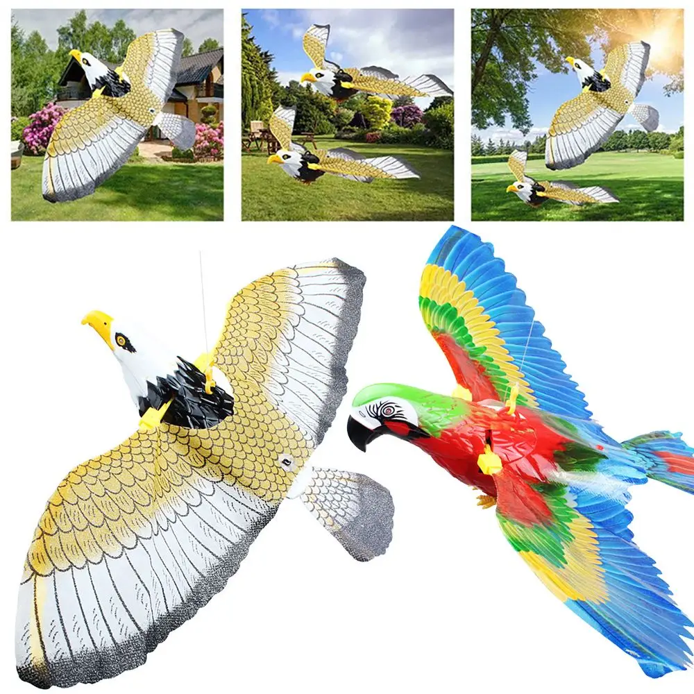 Pet Supplies Funny Cat Teasering Electric Simulation Bird Toy Interactive Cat Toys Flying Bird