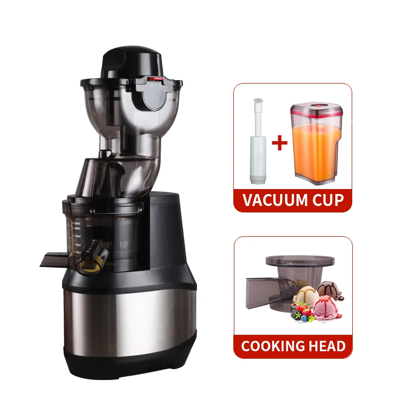 Machine à jus de légumes entièrement automatique, grand diamètre ju479, séparation de jus, magasin de jus commercial