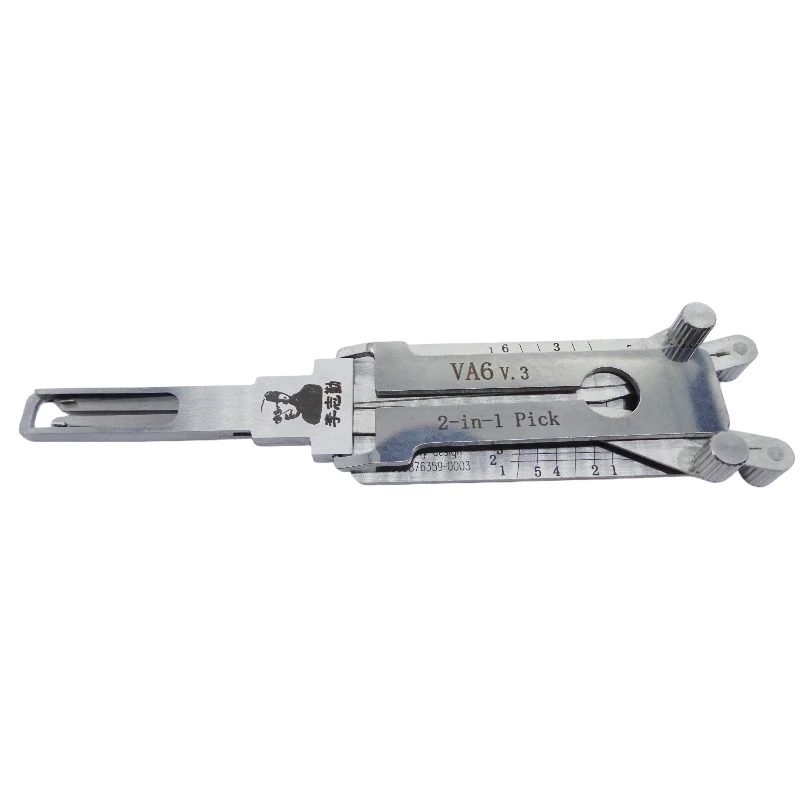 Lishi VA6 V.3 2 in 1 Locksmith Tool Lock Pick & Decoder Internal Milling for Renault/Citroen/Peugeot Models