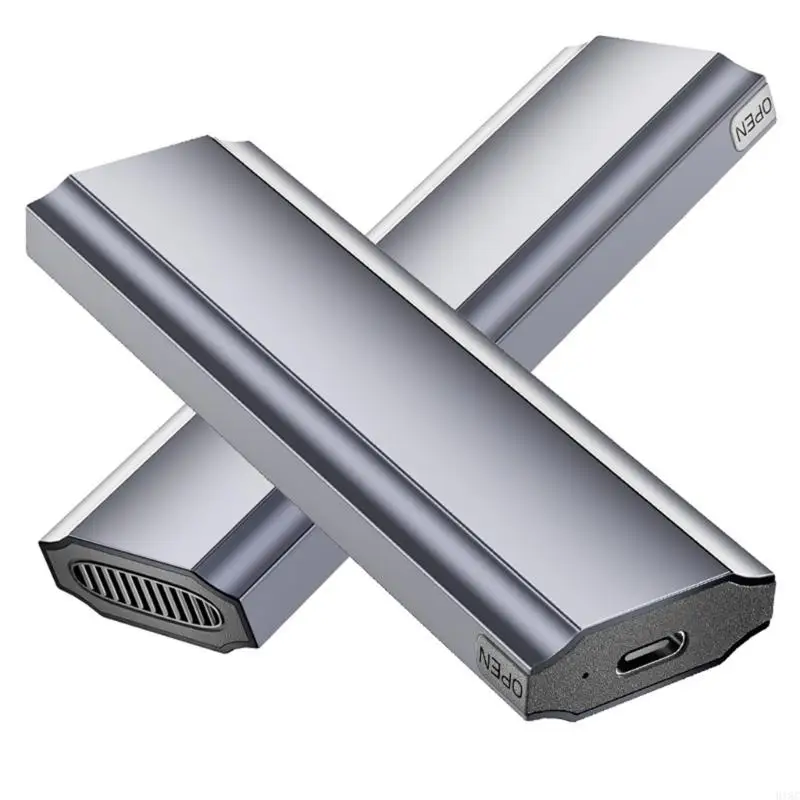 918C Fast USB 3.2 NVMe SSD Корпус Корпус из алюминиевого сплава Скорость 10 Гбит/с, установка без инструментов