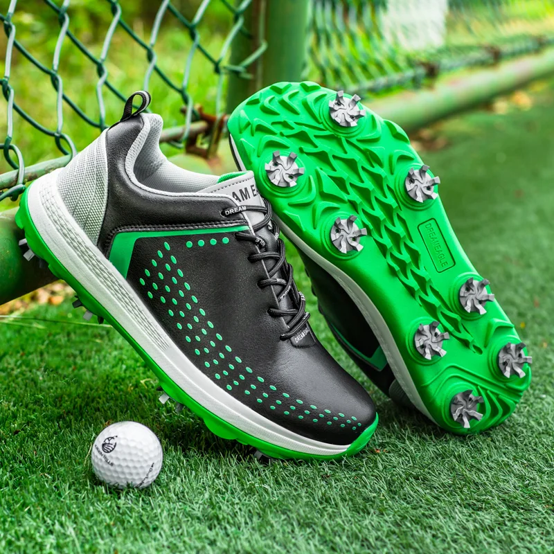 Neue Berufs Golf Schuhe Männer Wasserdichte Luxus Golf Turnschuhe Hohe Qualität Nicht-Slip Walking Golf Schuhe Getragen Spikes Sport schuhe