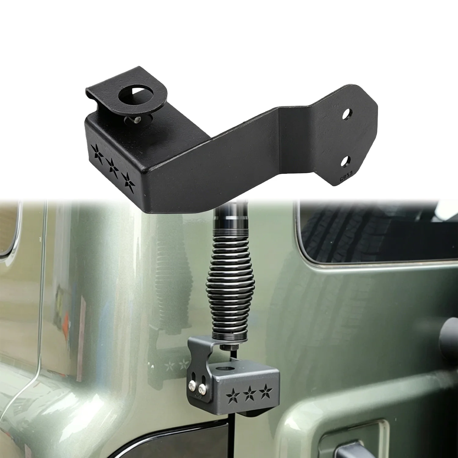 For 212 T01 2024 2025 Car Accessories Aluminum Alloy Flagpole Flag Pole Mount Flagpole Holder Display Stand - view 5