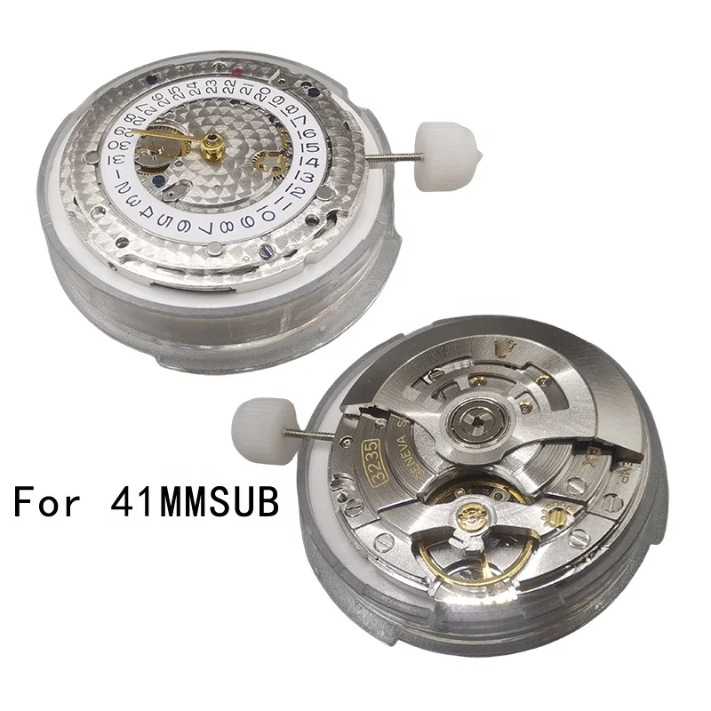 3235 Mechanical Movement Engraved Compatible fit Men Automatic Watches 41mm SUB DJ