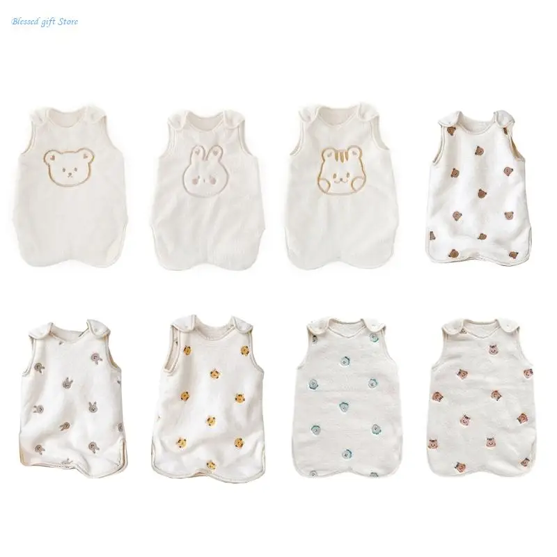 Warme, tragbare Decke für Kleinkinder Flanell-Schlafsack-Westen-Stil für die tägliche Heimreise