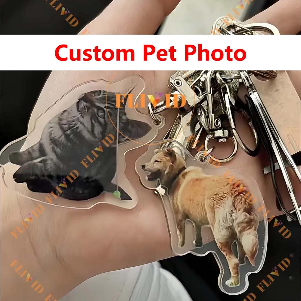 

Customized Dog Tag Pet Cat Tag Pet Accessories Memorial Gift Double Sided Acrylic Puppy Personalized Tags