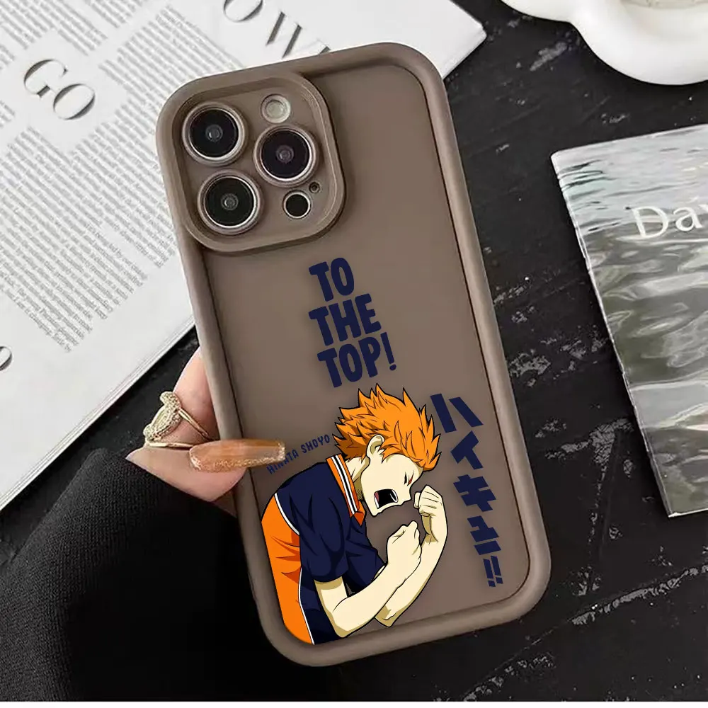 H-Haikyuu School Volleyball Cover Phone Case For iphone Apple 17 AIR 16 16E 11 12 13 14 15 XR Plus Pro Max Capa Case Funda Shell view 2