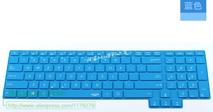 For ASUS G750 series  G751 17 inch laptop Silicone Keyboard Protector skin G750JX G750JZ G750JY G750JM G750JS G750JW G750JH