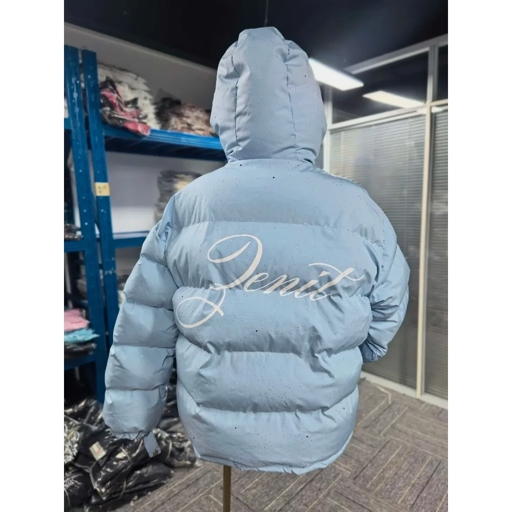 Puffer Padded Cotton Jacket Women's Winter Coat Harajuku Warm Thicken Coat Vintage Zip Up Outerwear Casual Streetwear Y2k Outfit