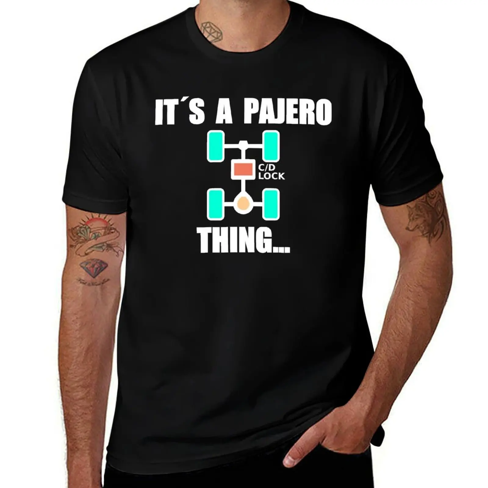 

IT′S A PAJERO THING... Fitted T-Shirt t shirts for man graphic tees t shirt man casual T-Shirt