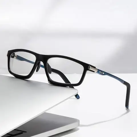 Fashionable Square Frame Outdoor Sports Cycling Glasses Tr90 Men's and Women's Anti-Blue Light Glasses