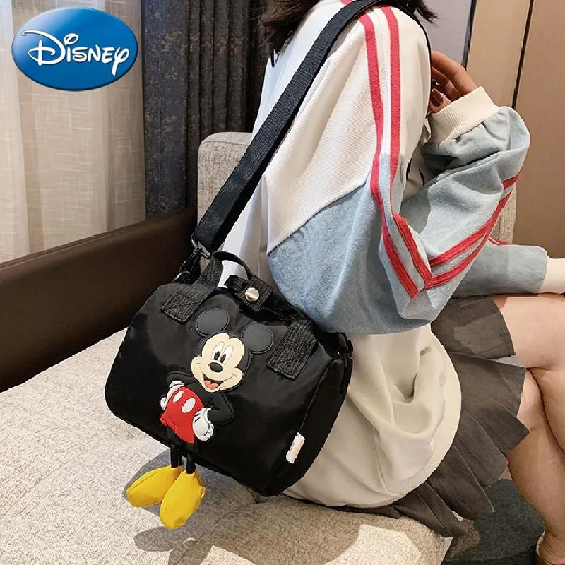 Disney Genuine New Fashion Mickey Children\'s Bag Handbag Boys and Girls Shoulder Crossbody Bag Mickey Mouse Women\'s Bag