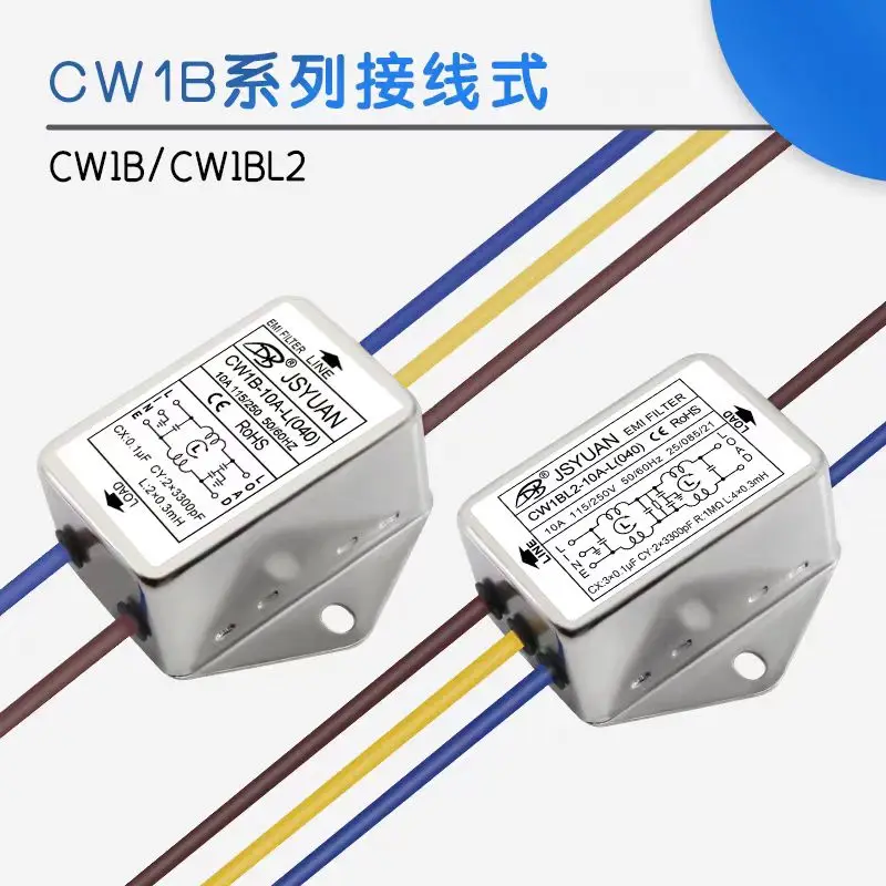 CW1B-6A -L CW1B-3A -L CW1B-10A-L Emi Voeding Filter Anti-Interferentie Eenfase Ac 115V/250V