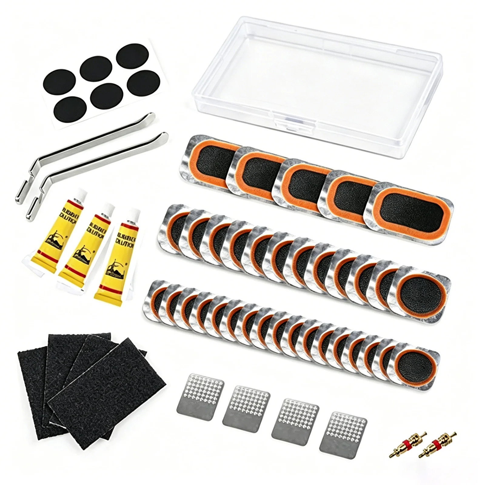 AliExpress NONE Universal Bicycle Tyre Repair Kit Vulcanizing Patches Glue for Mountain Road Bike Inner Tube Puncture Cycling Accessories
