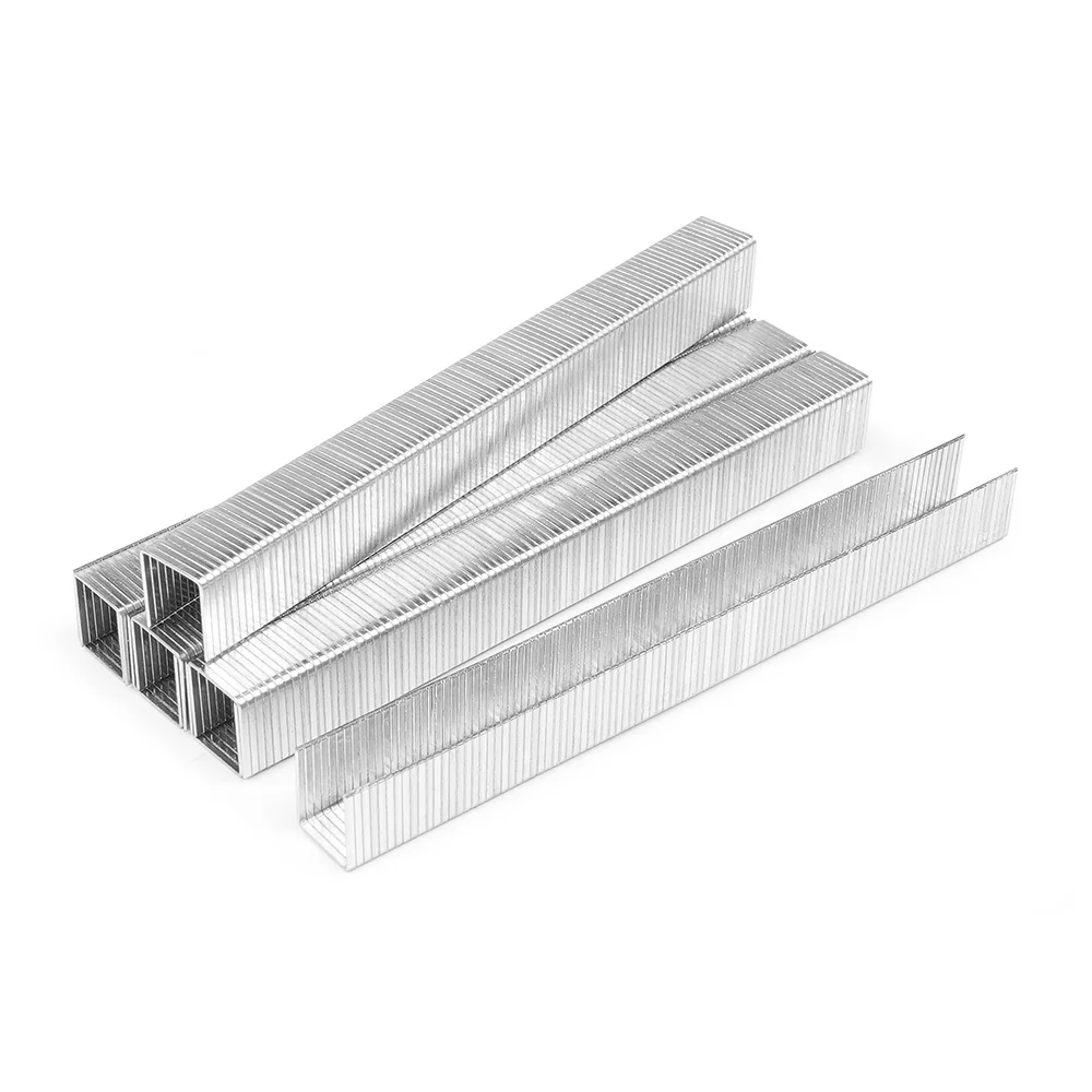 1013 20 Gauge Staples Kawat Halus Galvanis, 10 Seri 13Mm 8Mm 6Mm Staples Pelapis Panjang Kaki untuk Pistol Stapler Daya Udara 5000 P