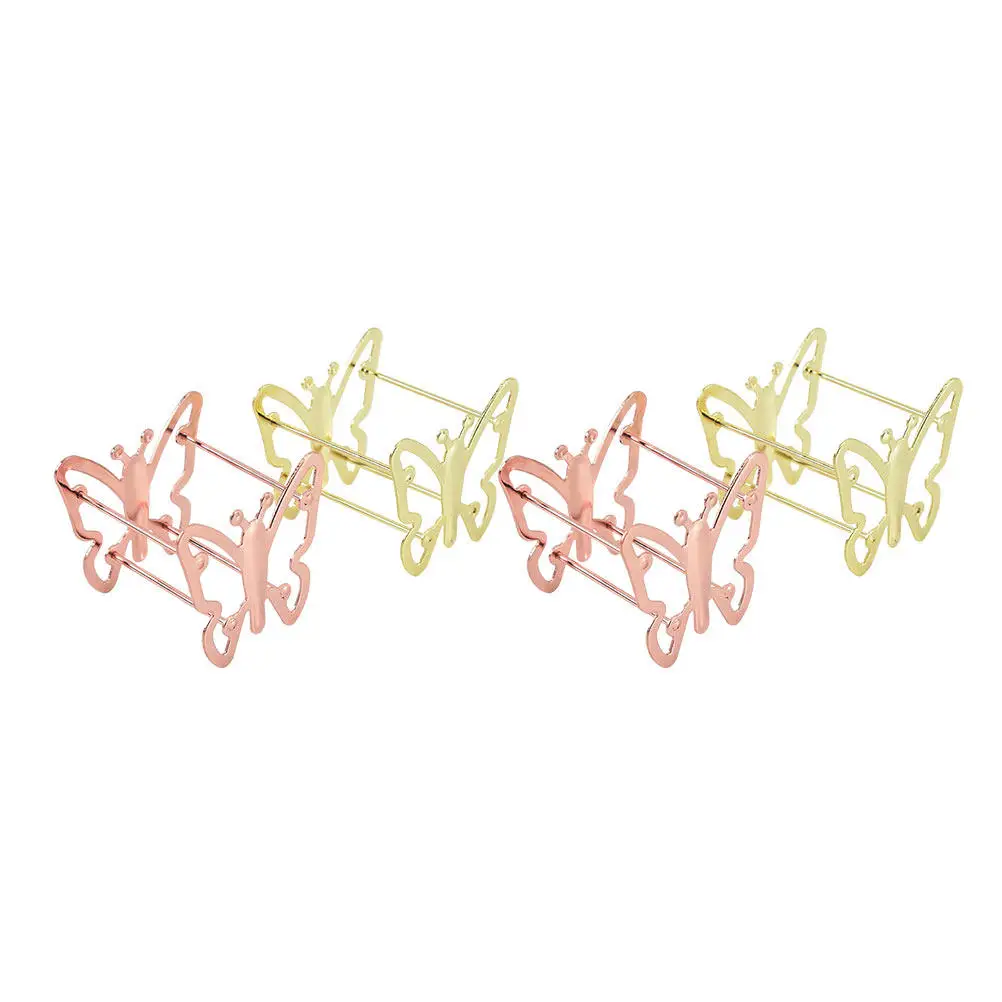 

Набор из 4 подставок для косметических спонжей из углеродистой стали: дышащий, полый дизайн, сохраняет спонжи сухими, декоративный