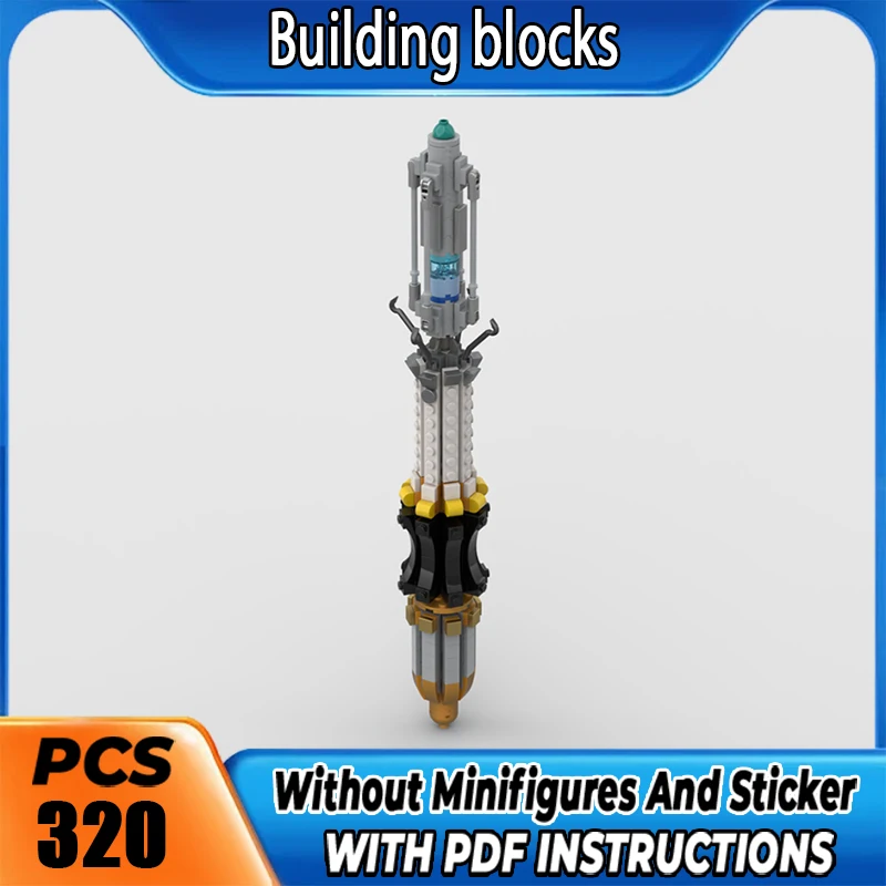 MOC Premium Building Blocks Sci-fi Sonic Probe DIY Assemble Bricks High Precision Collectible Toy Holiday Christma Gift