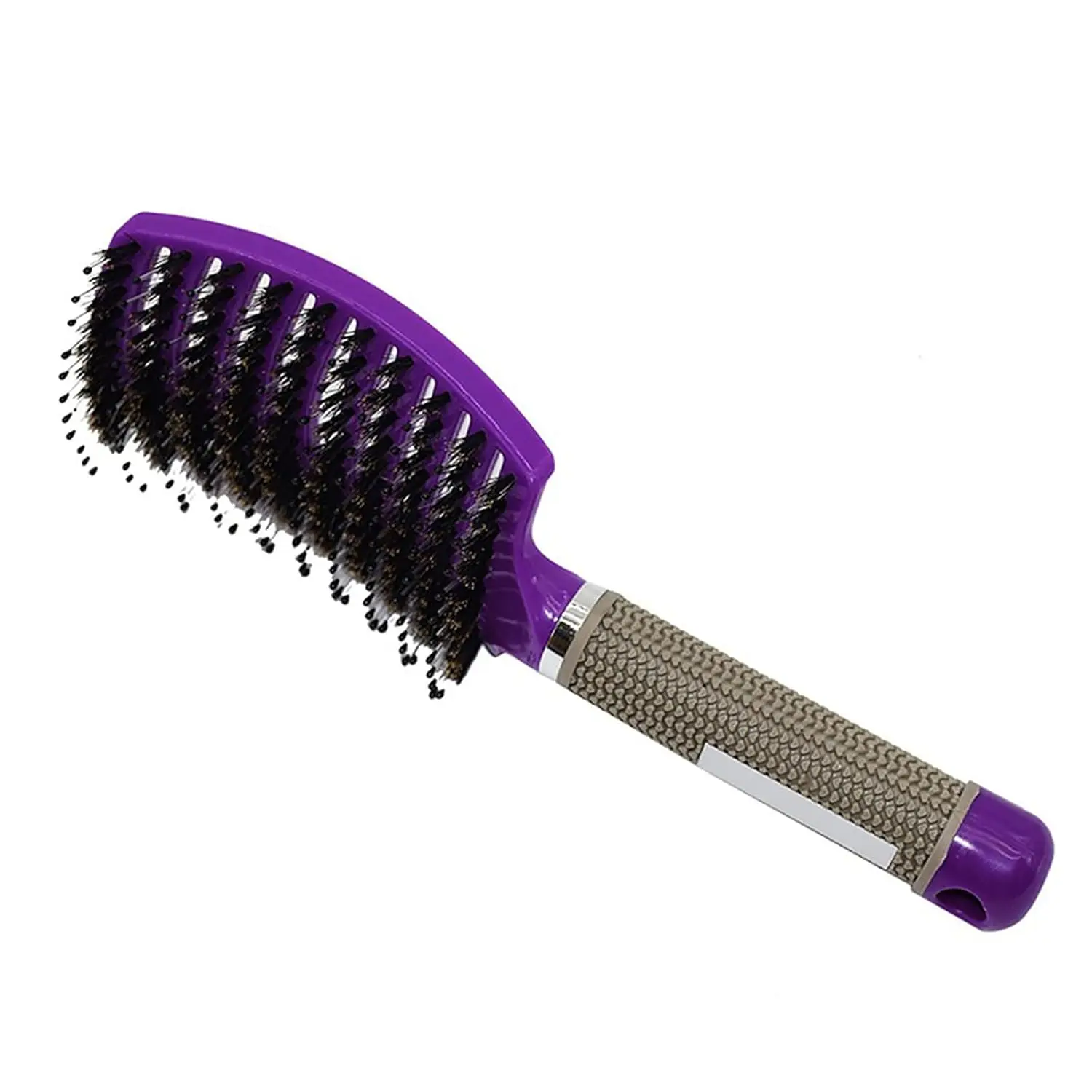 

Gentle Detangling Brush for All Hair Types, Wet or Dry, Fast Drying Styling Massage Hairbrush in Purple