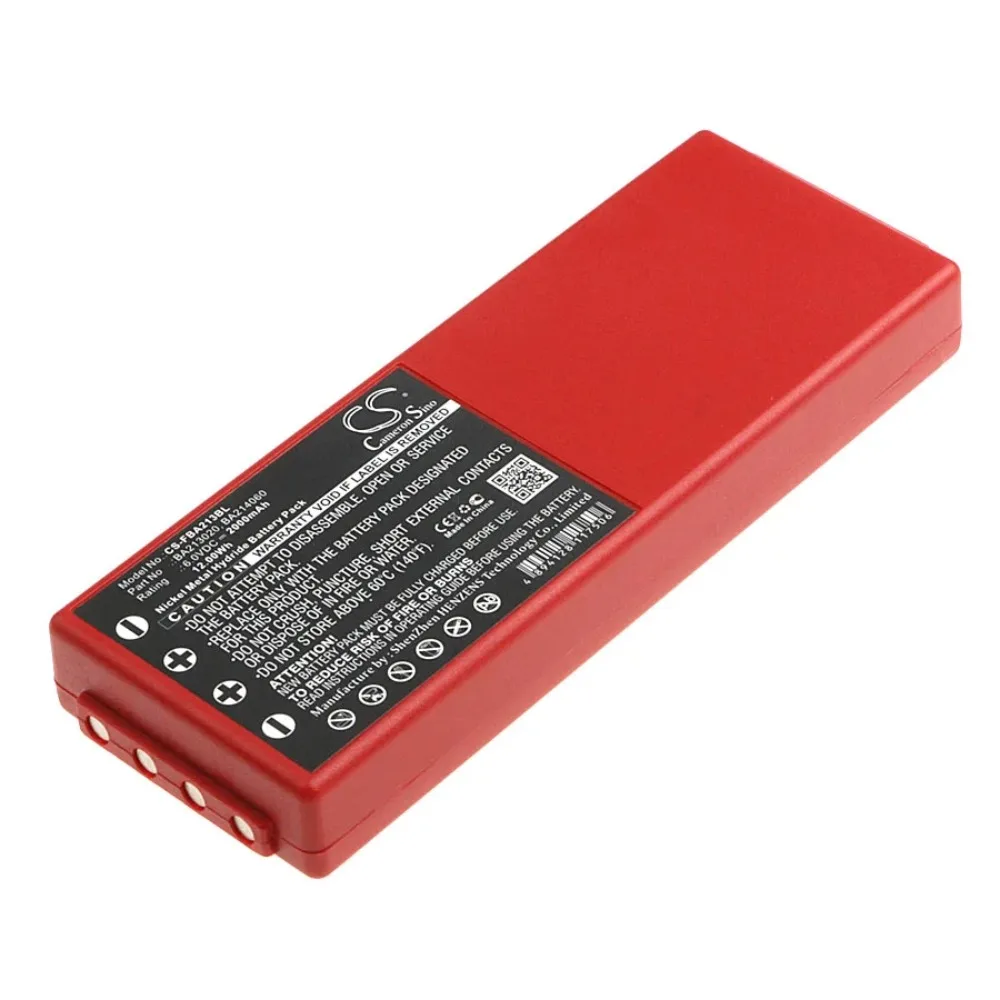 

Replacement Battery for HBC BA14061, Fub06 Eex, FUB10AA, FUB10XL, FUB78AA, PM471560, Radiomatic BA210040, Radiomatic BA211060,