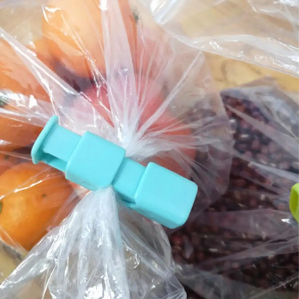 食品保存クリップ、簡単なツイストバッグシーラー、10個セット、食品保存用、家庭用、頑丈