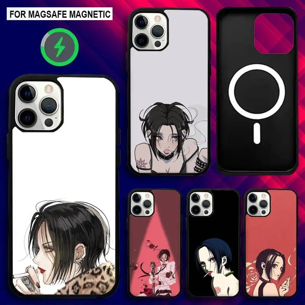 

Anime N-NaNa O-Osaki Phone Case For iPhone 16e,16,15,14,13,12,11,Plus,Pro,Max,Mini Magsafe Magnetic Wireless Charging