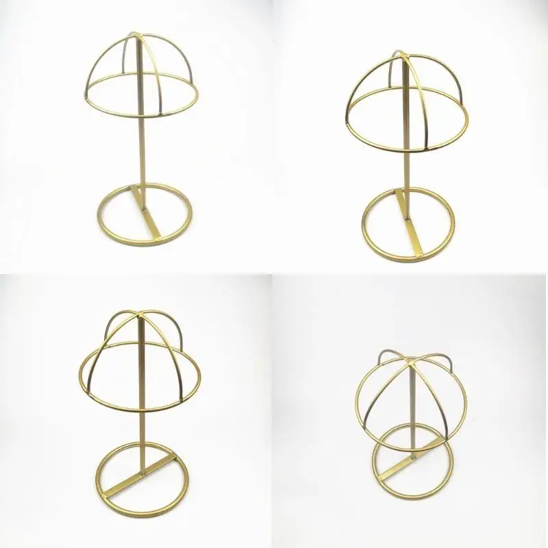 

31BB Модная подставка для шляп Современная проволочная металлическая отдельностоящая стойка для аксессуаров для шляп с вуалью