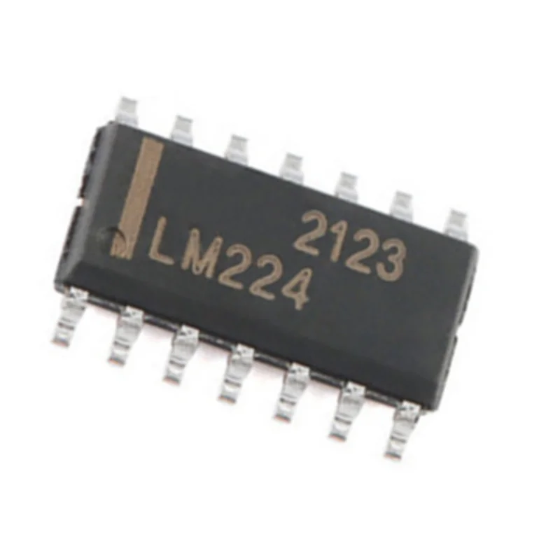 10Pcs LM224DR SOP-14 LM224 SOP14 LM224D 224DR SMD New IC