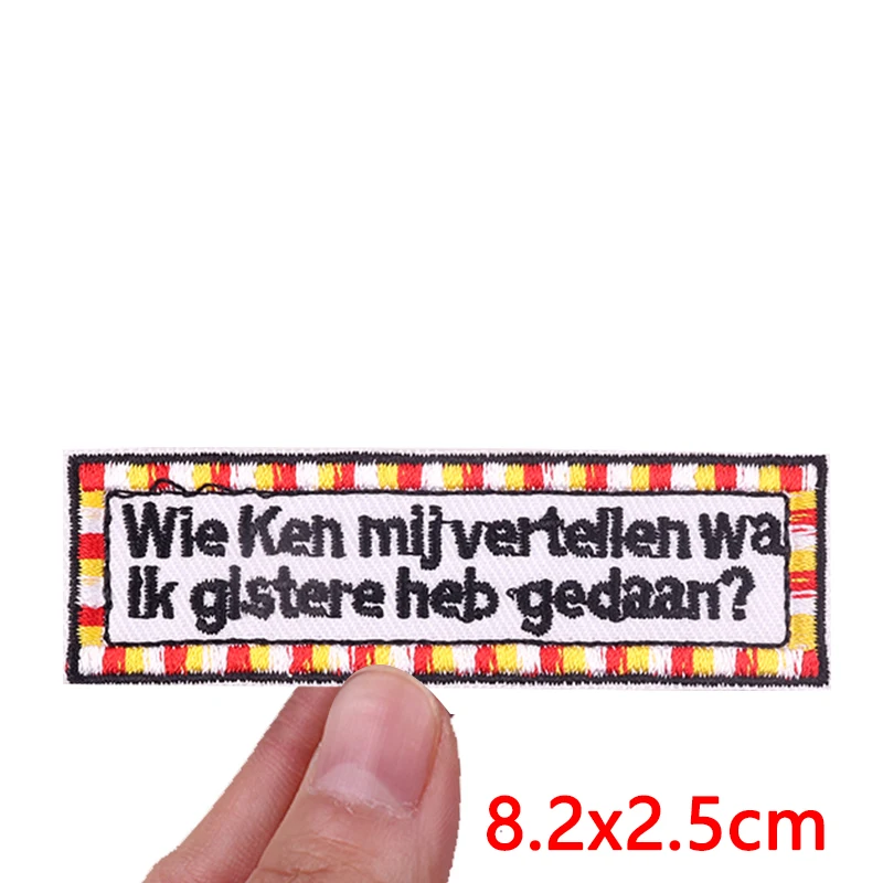 NEU: Hots Netherland Oeteldonk Emblem bestickte Aufnäher zum Aufbügeln für Kleidung, Feiern, DIY Niederlande Karneval Patch – Detail 35