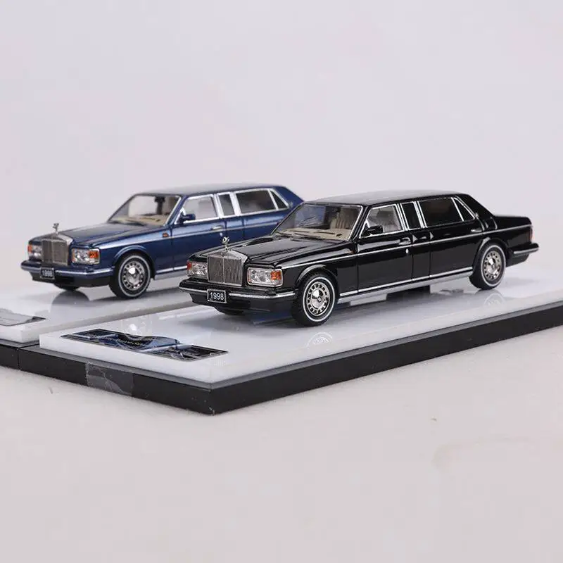 Diecast GFCC 1:64 Scale Silver Spur Extended Version Alloy Car Model