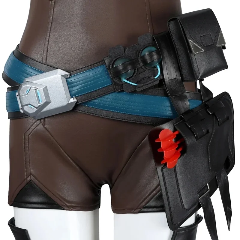 RGD4 Freja Cosplay Costume Game Watch Top Pants Cloak Outfit Full Set Girl Anime Dress Woman OW Freya Costumes Custom Made DP[7/ view 5