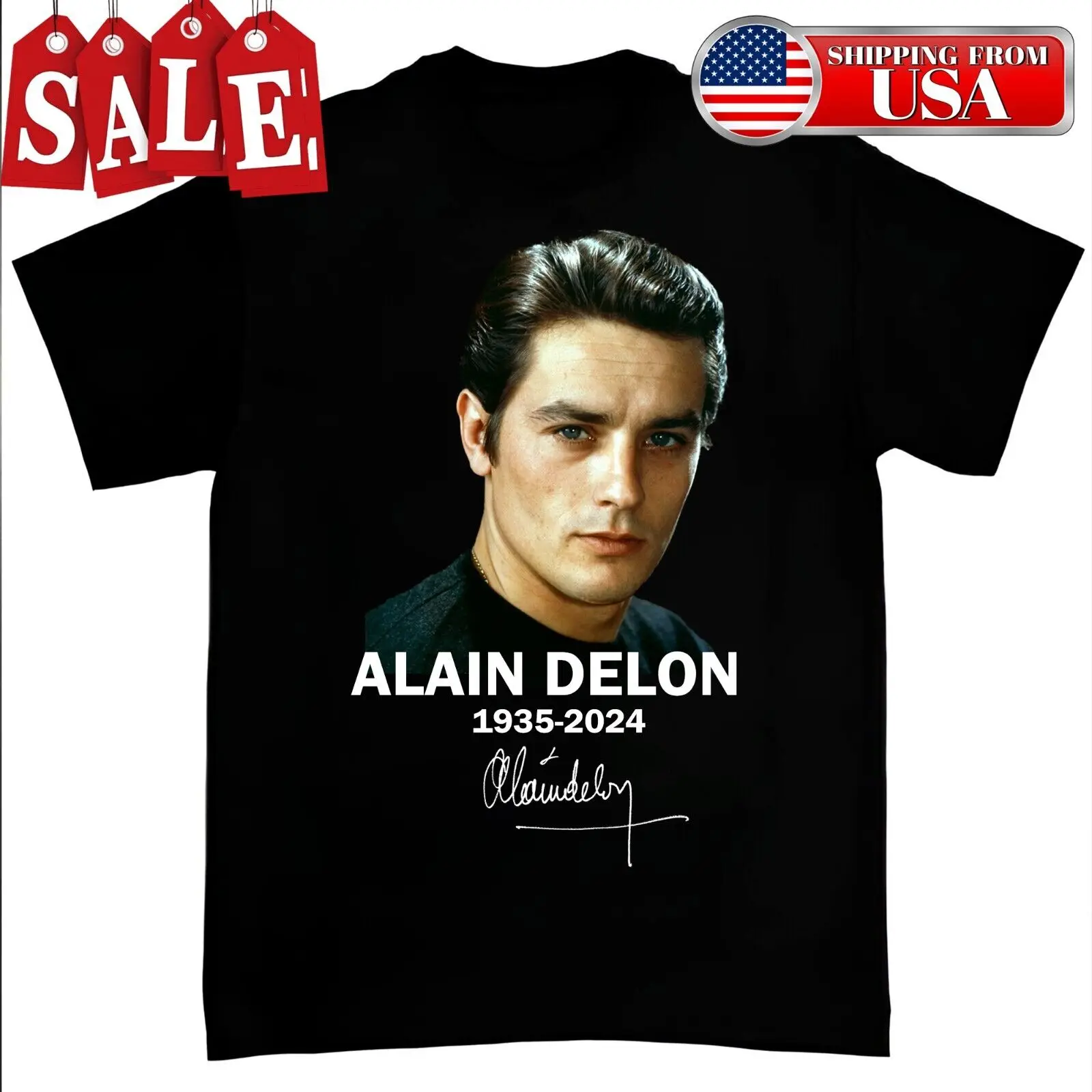 Hot Alain Delon Cotton Unisex S-5XL 7D210