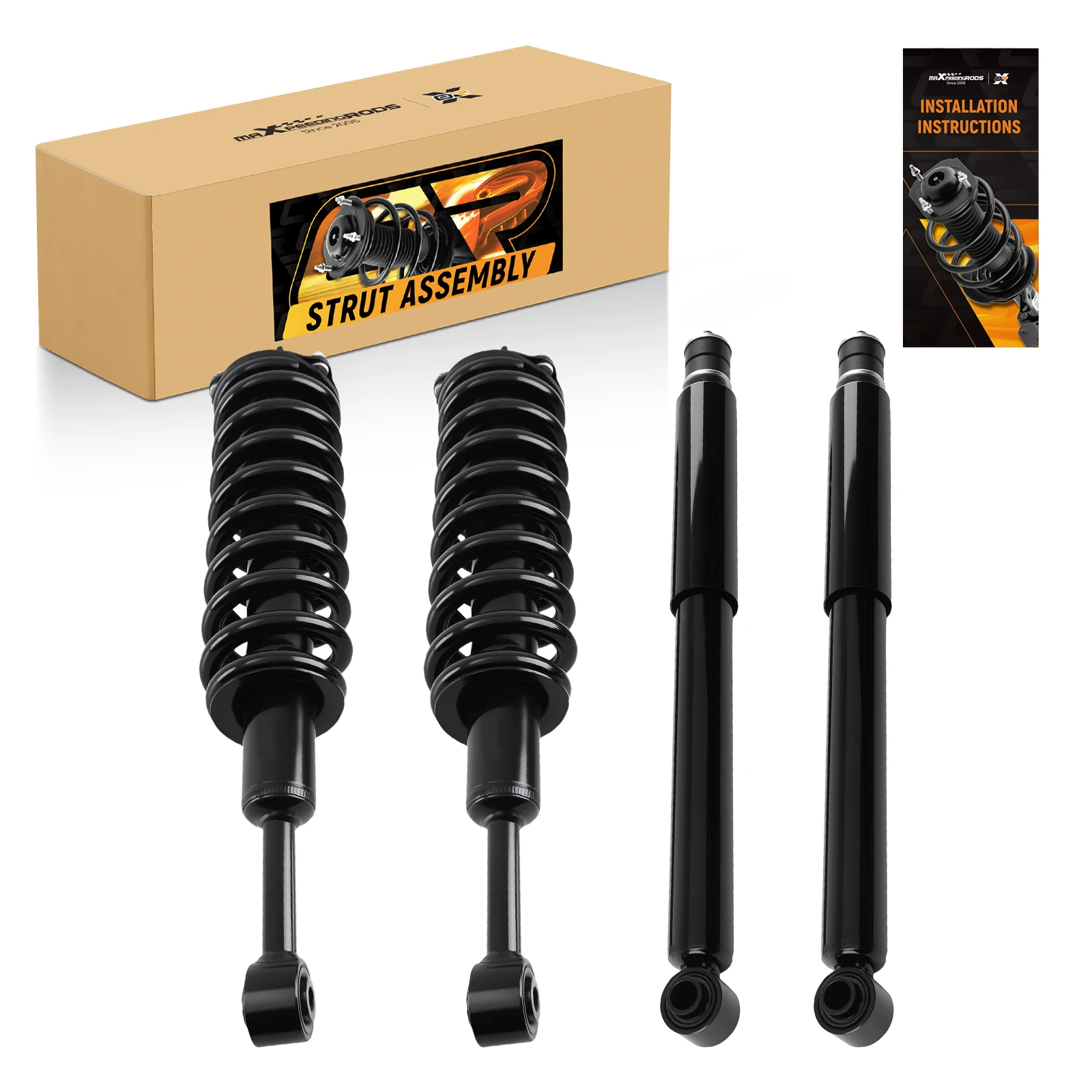 

Комплект передних и задних амортизаторов для Toyota 4Runner 2003-2020, FJ Cruiser 07-14