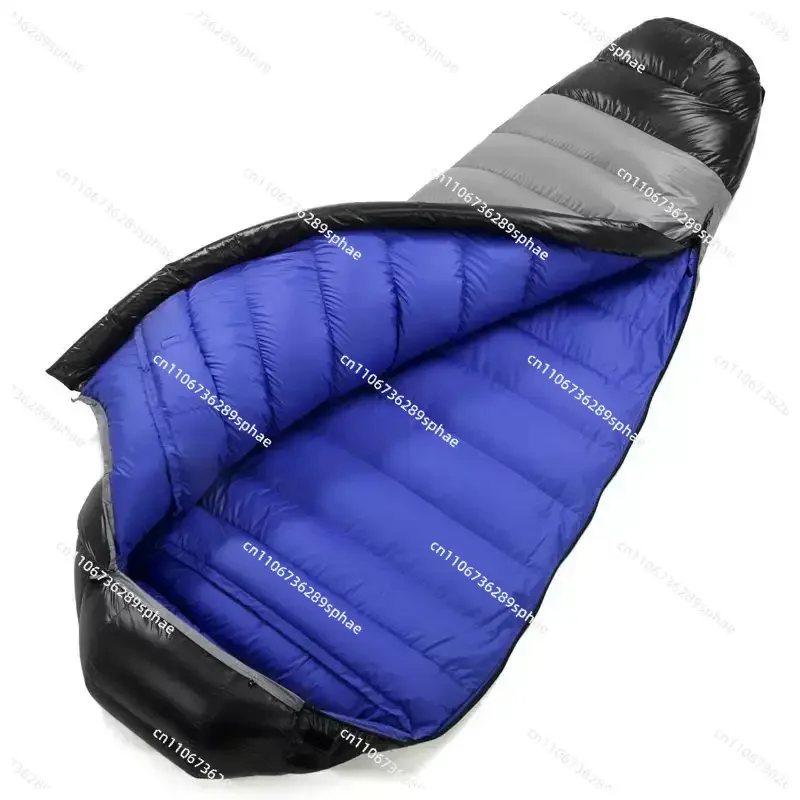 Down sleeping bag outdoor adult ultra-light camping warm down thickened indoor lunch break can be spliced mummy sleeping bag