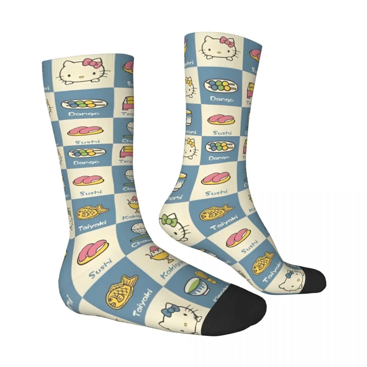 Hallo Kitty Strümpfe Männer Socken weich atmungsaktiv Harajuku Socken Herbst Outdoor rutsch feste Grafik Socken Geburtstags geschenk