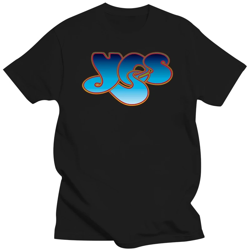 YES (Band) Logo T-Shirt S-M-L-XL Brand New Official Hi Fidelity Merchandise Cotton Plus Size Tops Tee Shirt