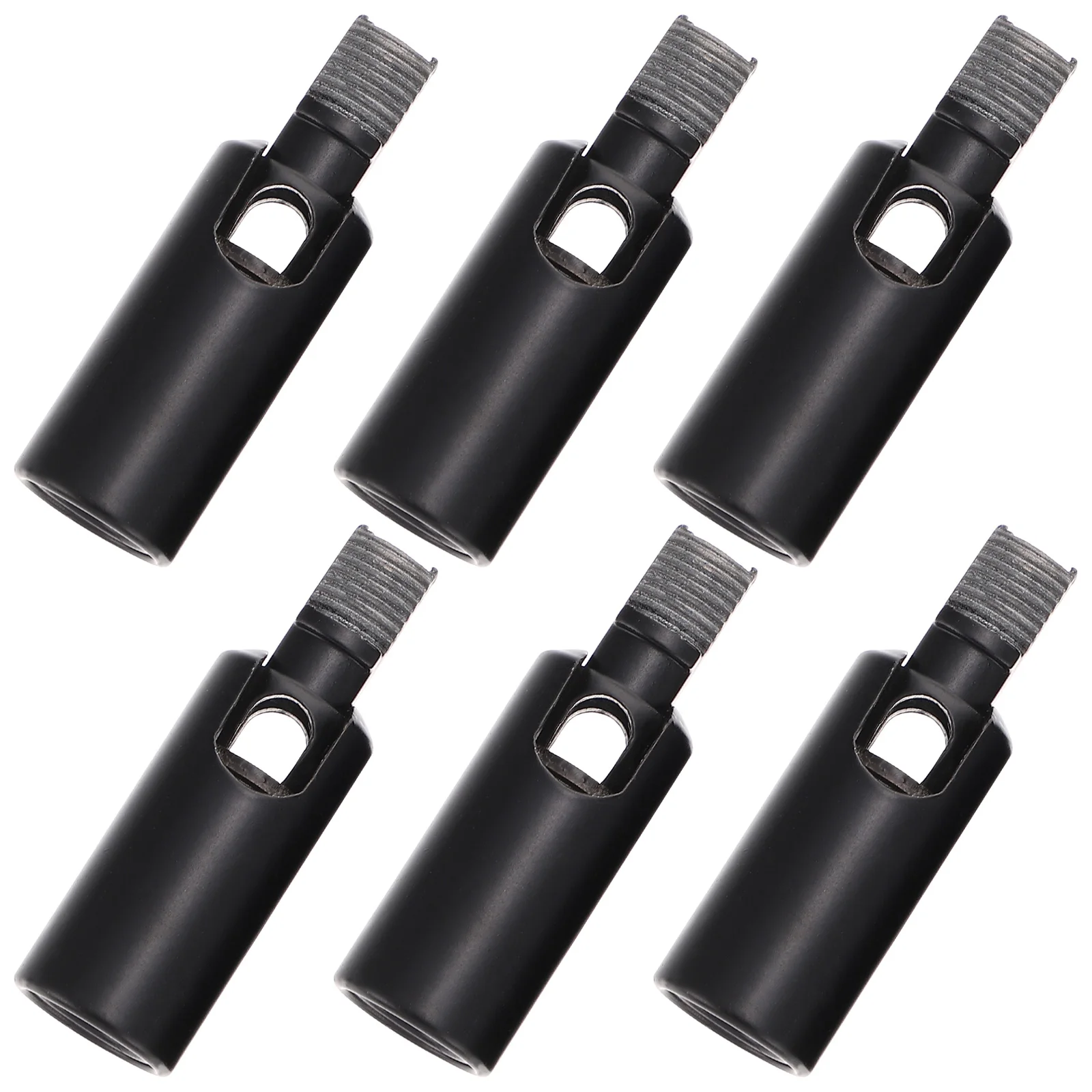

6 Pcs Metal Lights Converter Universal Ceiling Lamp Adapter Threaded Design Compact Decorative Light Connector Easy