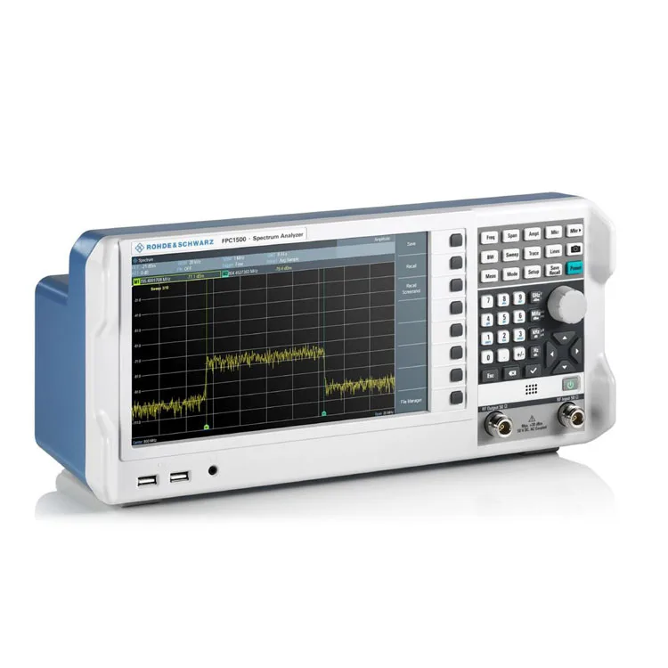 R&S FPC1000  FPC RF spectrum analyzer 5 kHz to 1/2/3 GHz signal generator vector network analyzer