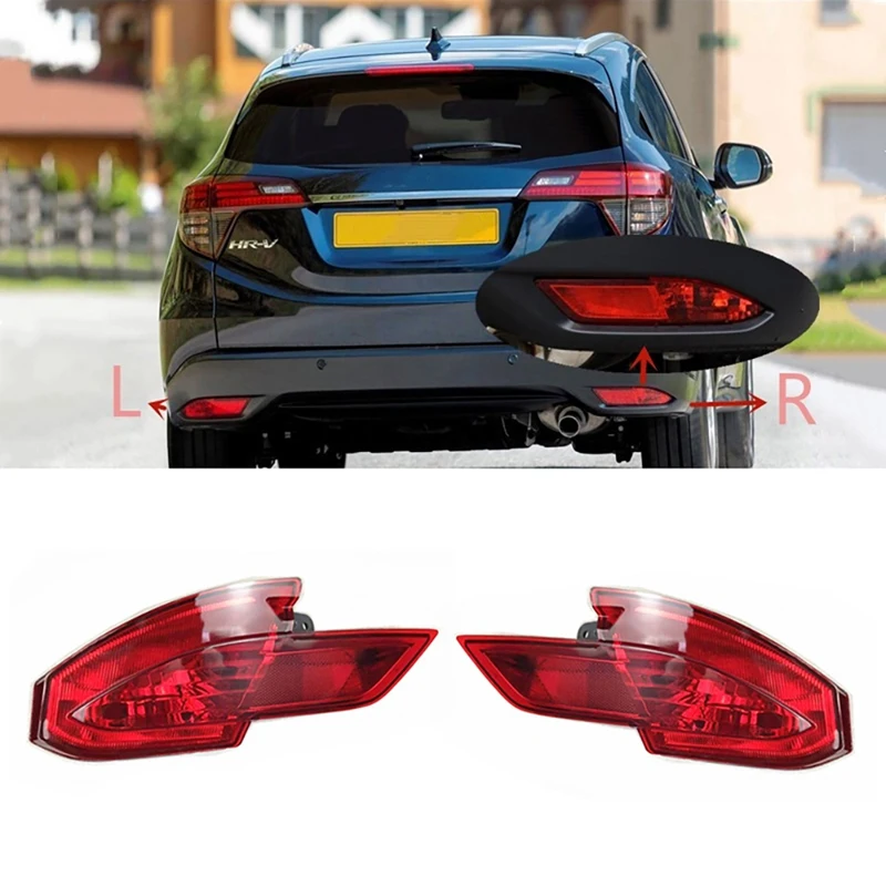 

Car Rear Bumper Fog Light Reflector For Honda VEZEL HR-V HRV 2014-2018 Without Bulb