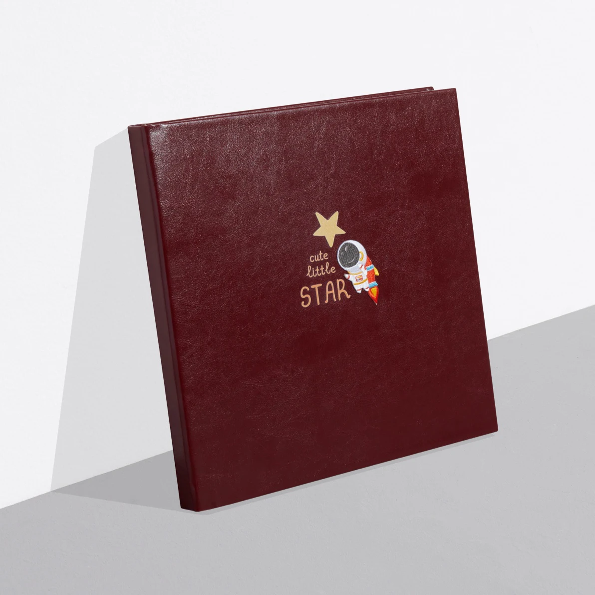 

Customized Photo Album with cute Embroidered cover, Small Baby Kids Scrapbook Photo Album