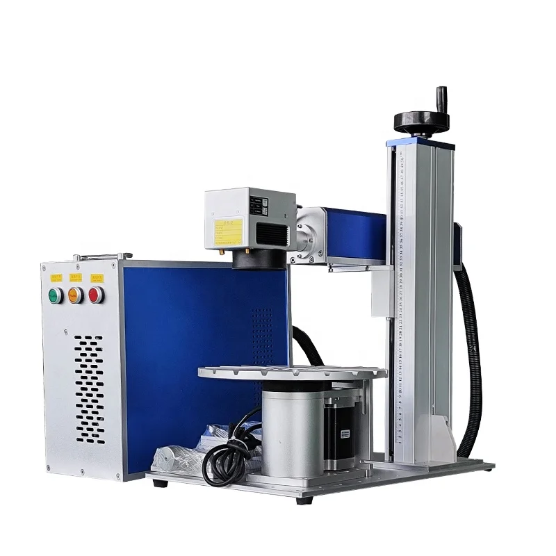 Split Portable Fiber Laser Engraving Machine Low Maintenance Metal Laser Marking Machine For Metal Toy Accessories view 6