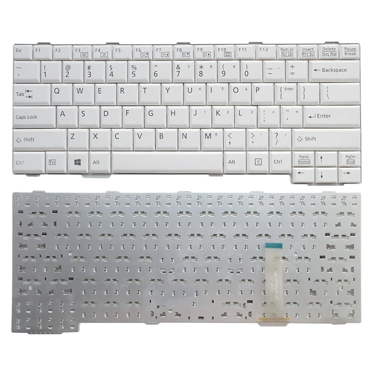 

New for Fujitsu Lifebook SH761 SH560 SH561 SH760 S761 S561 US keyboard white