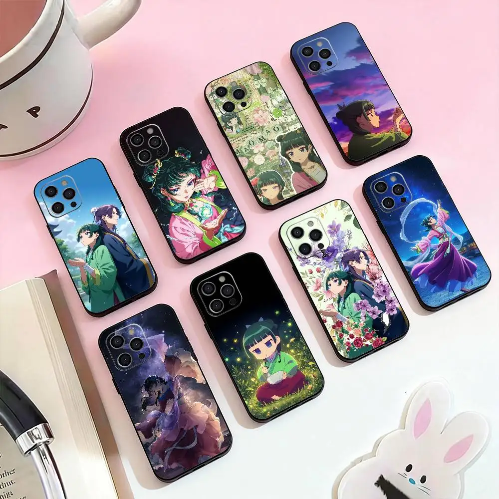 The Apothecary-Y Diaries Maomao Phone Case For iPhone 17,16,15,14,13,12,11 Plus,Pro,Max,XS Silicone Soft Cover