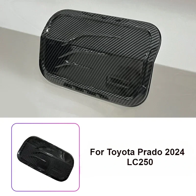 Tampa do tanque de combustível abs tampa de óleo decoração adesivo acessórios exteriores automóveis para toyota prado lc250 land cruiser 2024