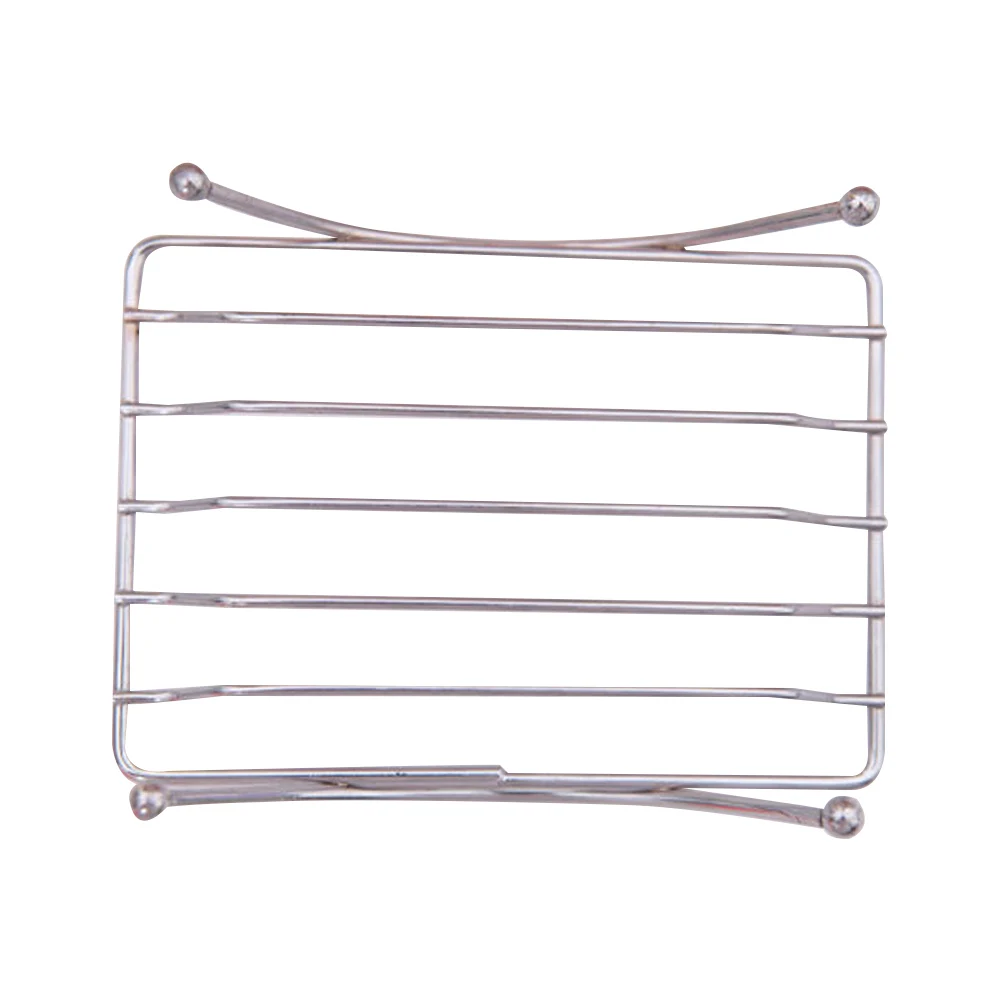 

Stainless Steel Soap Box Holder Black Wall Rack for Bathroom Kitchen Dishes Drainer Saver Thickened Compact Modern