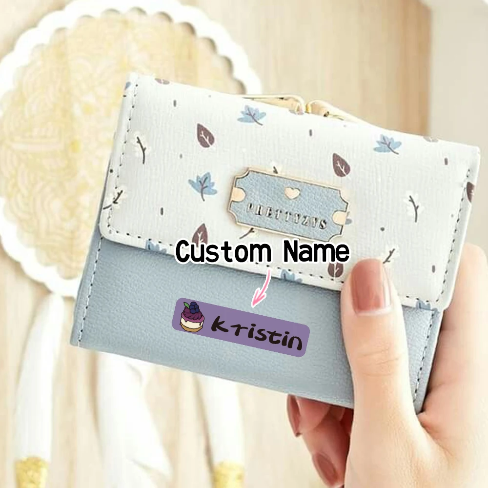 Custom blueberry jam Name Sticker,Transparent Waterproof Stickers for Kid,diy Name Labels for School Bag Bottles Pen Mug Uniform