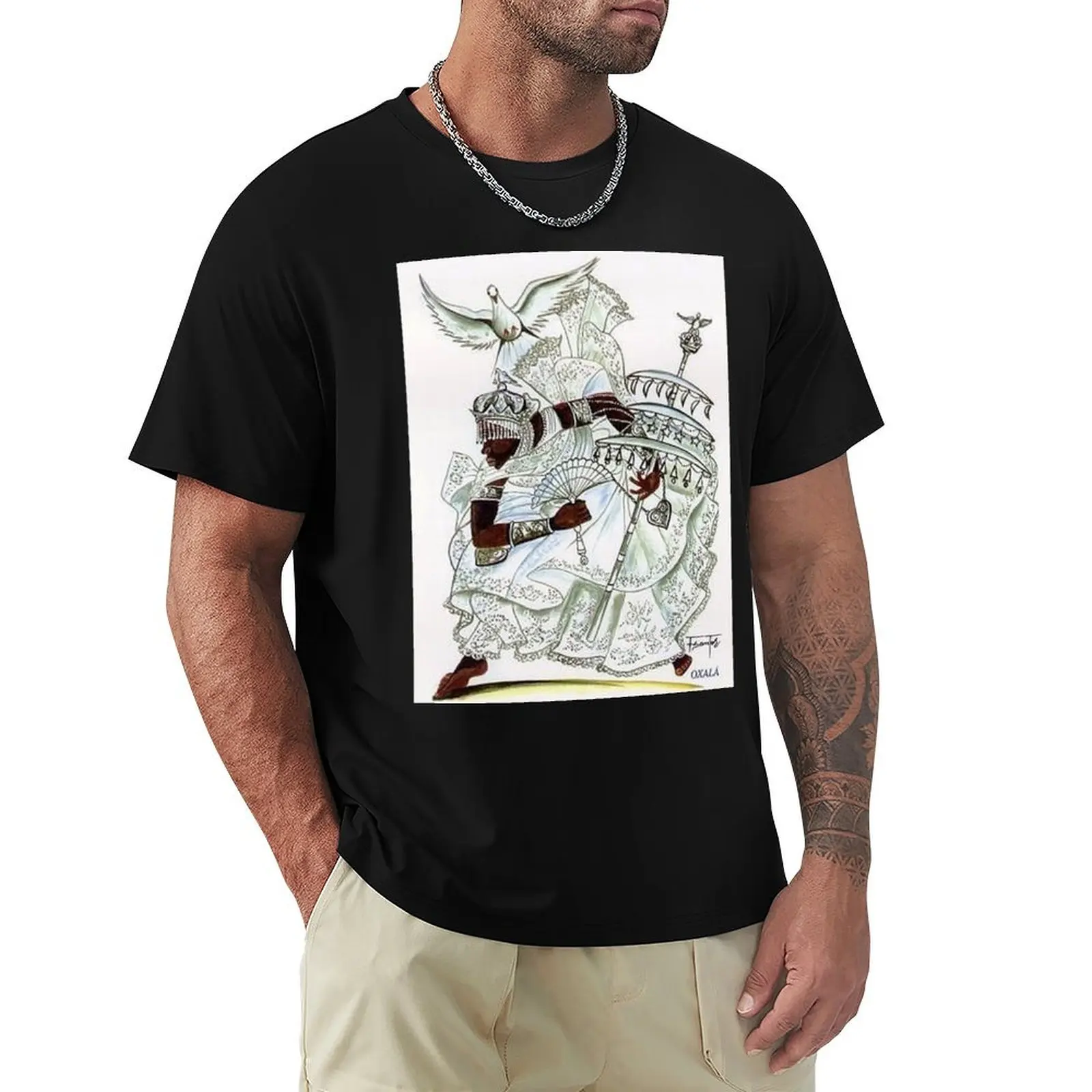 Camiseta Oxala de manga corta informal y relajada