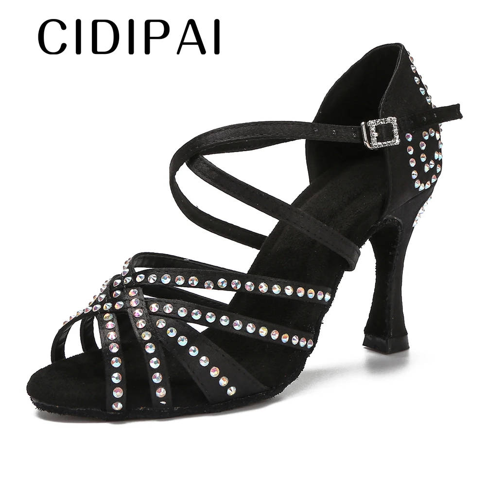 

CIDIPAI Soft Sole Latin Dance Shoes Women Party Dance Heel Ballroom Dancing Shoes Ladies Wedding Shoes Salsa Tango Sneakers