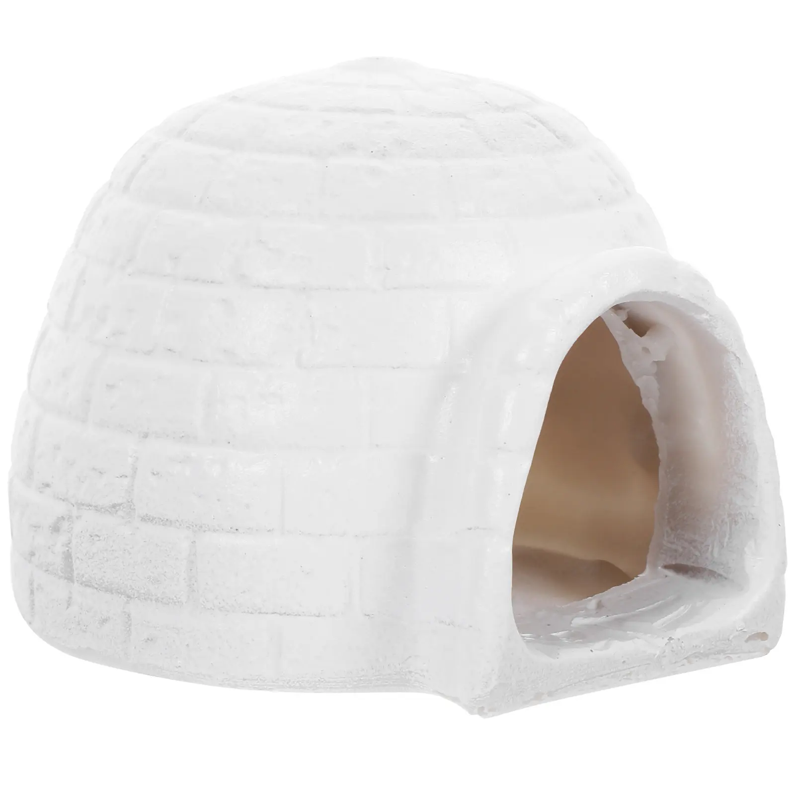 

Декоративное украшение для аквариума в виде мультяшного домика-иглу из смолы, креативное укрытие для маленького аквариума