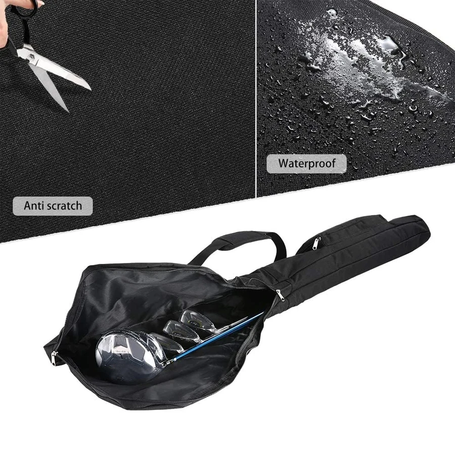 

Портативная складная сумка для клюшек для гольфа, легкая дорожная сумка для хранения, аксессуары для начинающих и профессионалов